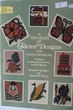 A Treasury of Charted Designs, Dover Needlework Series Needlepoint Pattern Bk /