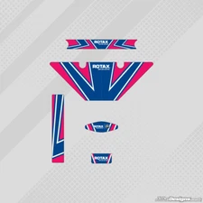 KOSMIC 2019 EUROPEAN STYLE MICRO MAX ROTAX RADIATOR STICKER KIT - KARTING