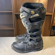 A.R.C. ARC Corona Tall Dirt Bike Racing Motorcycle Motocross Boots Black Mens 7