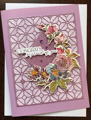Handmade Greeting Card - Congratulations Card, So Proud of You, Graduation