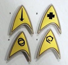 Star Trek Strange New Worlds Series FULL SIZE 2.5" Magnetic Communicator Pins