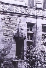 Well, Archbishop's Palace, Sens, France, Magic Lantern Glass Slide