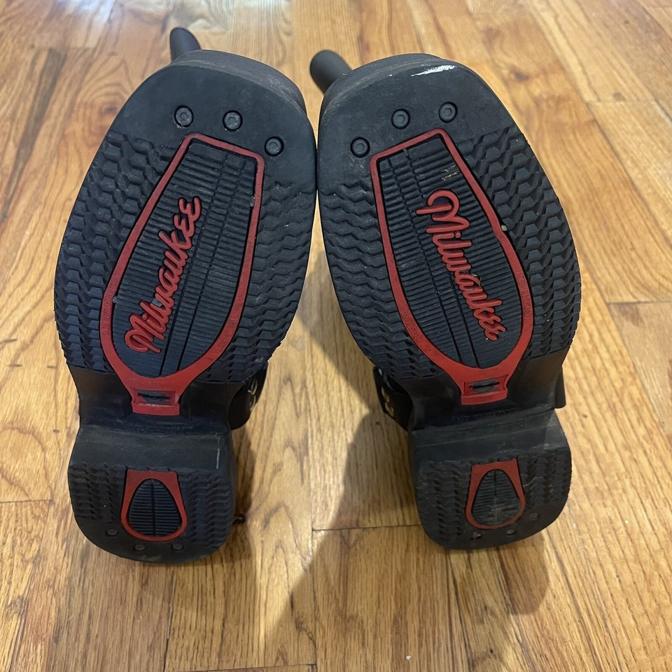 Milwaukee Leather Brand Motorcycle Riding Boot Black Men’ Size 9 eBay