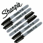 Sharpie Fine Point Permanent Waterproof Markers Black Marker New 1/2/3/4/5/6/7/8