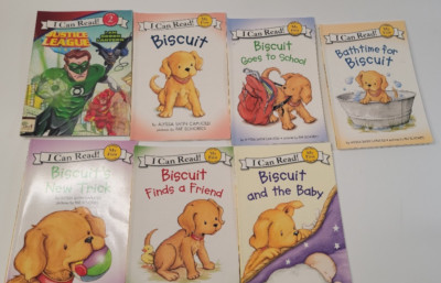 I Can Read Lot of 7 My First/Shared Reading: 6 Biscuit + 1 Green Lantern