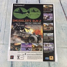 2002 Smugglers Run 2 Video Game Vintage Print...