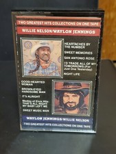 Willie Nelson  Waylon Jennings Greatest Hits collection Cassette tape 1984 VTG