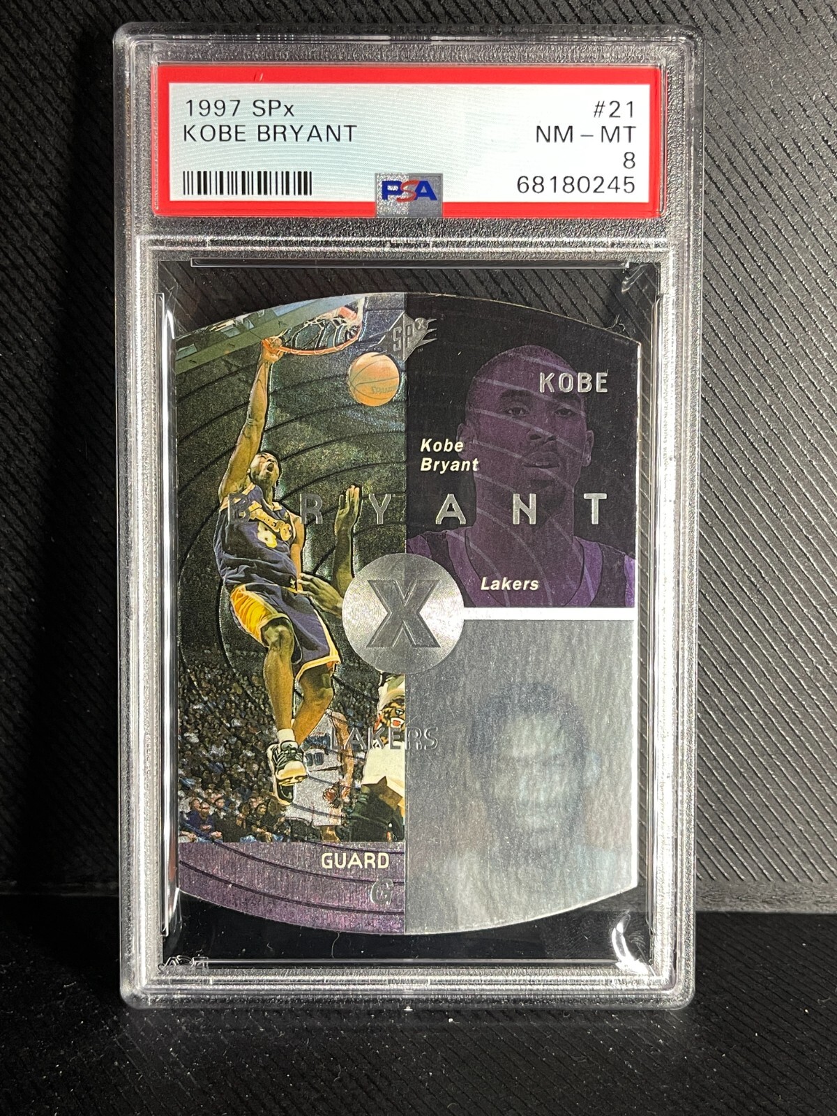 1997-98 SPx Kobe Bryant #21, 2nd year card PSA 8