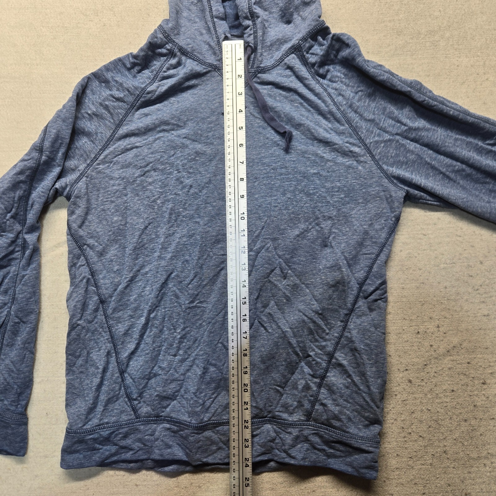 CONVERSE One Star Solid Blue Pull Over Hoodie Hoo… - image 5