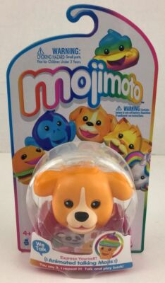Puppy Dog Mojimoto Animated Talking Emoji Toy Interactive Talk and
