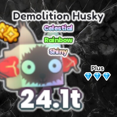 #ad Pet Simulator 99. Shiny Rainbow Demolition Husky 2M Diamonds. PS99. Same Day. $0.99