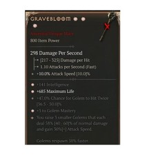 Diablo 4 Eternal Gravebloom 3GA 58% U...