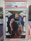 2023 Panini Select WWE The Rock White Prizm Concourse #/125 PSA 10 GEM