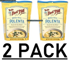 2 PACK - Bob's Red Mill Yellow Corn Polenta 24 oz (Total 48 oz)