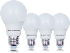 BLAUPUNKT E27 LED Light Bulb - Classic - 6W - Edison Screw - Natural White - 4pk