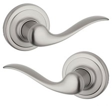 Kwikset Balboa Satin Nickel Passage Door Handle Knob Lever Hall or Closet NEW
