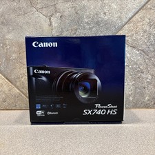 Canon PowerShot SX740 HS Point  Shoot Camera Black US Model 2955C001 3.0" LCD