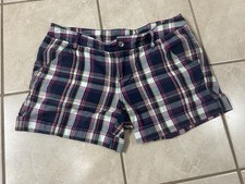 Maurices Casual Shorts Cuffed Womens Size 9/10 Multi Colored 4 Pockets
