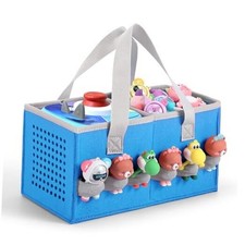Carrying Case Travel Felt Bag Compatible with Toniebox 1/2 Audio Player Blue