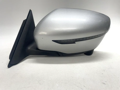 2014-2016 Nissan Rogue Left Driver Side View Door Mirror Heated W/Camera Silver