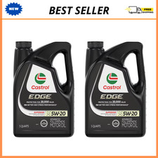 2 Pack Castrol EDGE 5W-20 Advanced Full Synthetic Motor Oil 5 Quarts, Total 10qt 23.20 per gallon