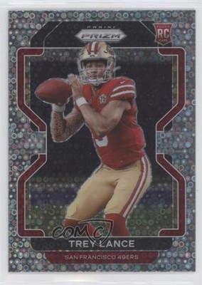2021 Panini Prizm Rookie Variation No Huddle Prizm Trey Lance #V-333 0il7