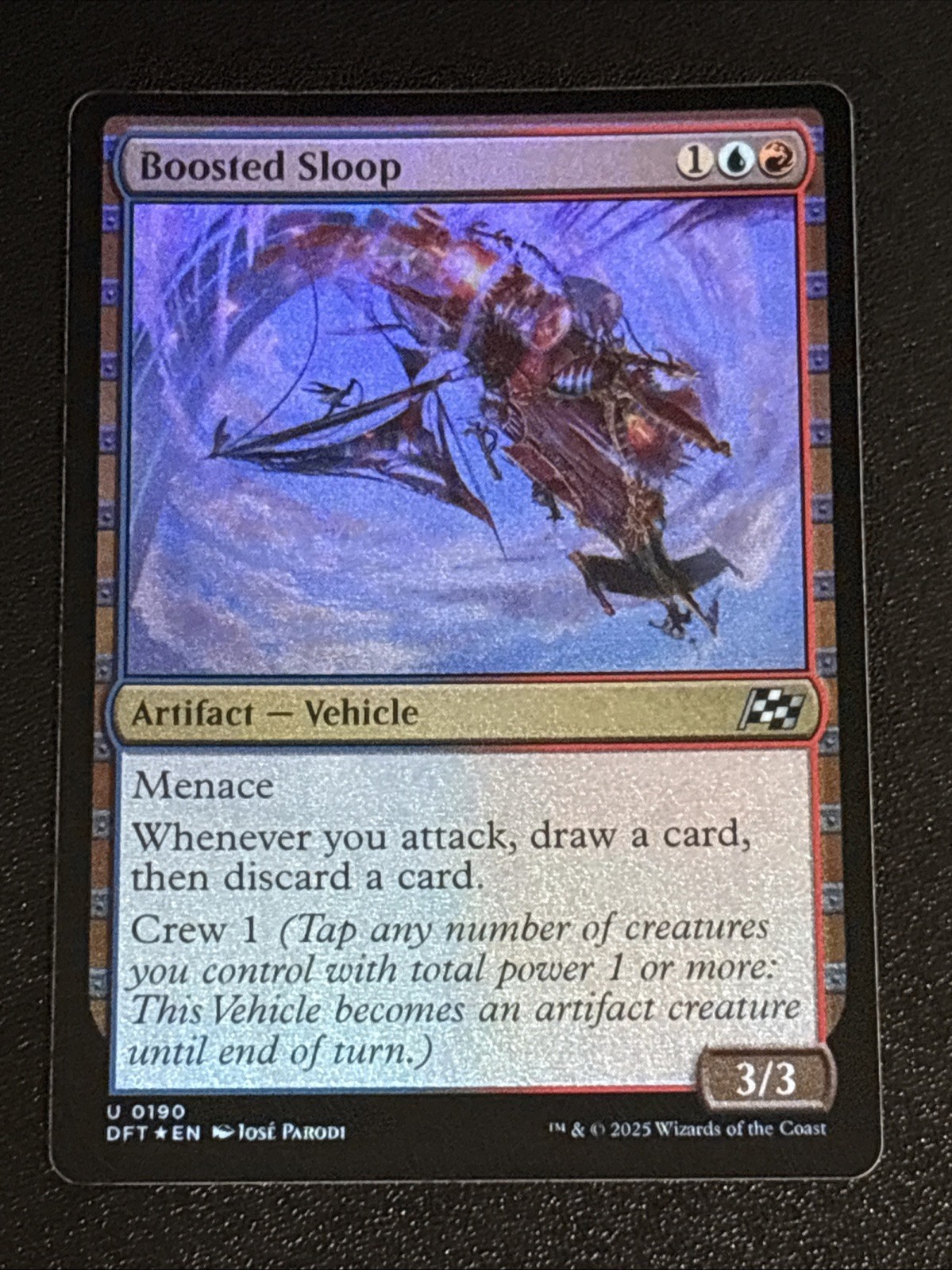 MTG Aetherdrift Boosted Sloop Foil 0190 NM