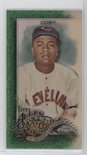 2022 Topps Allen & Ginter Chrome Mini Green Refractor 89/99 Larry Doby HOF 0x1e