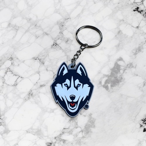 UConn Keychain University of Connecticut Desert Cactus PVC Car Keys Holder - Picture 5 of 6