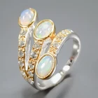 Handmade Natural Opal Ring 925 Sterling Silver Size 7 /R472714