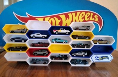 3d printed Display Case For  Hot Wheels  1/64 Cars Hexagonal Case Set 3pcs  