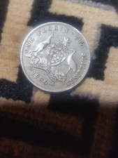 1936 Australia 1 Florin Silver Coin 2 Shillings