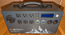 Inergy APEX Solar Generator Portable NEW Open Box 1,500 Watts Camping Emergency