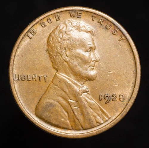 ✅  1928-P Lincoln Wheat Cent Penny AU/UNC    "Actual Coin Pictured"    FREE S&H