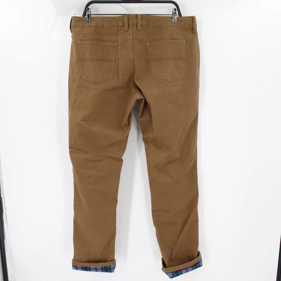 Pantalones Caquis Montaña Para Mujer 14 36x32 Camber 106 Forrados Calce Clásico Mezcla Algodón Foto 4 de 4