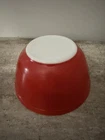 Pyrex #402 Mixing Bowl, Red 1-1/2 pt - Made in USA - Pre-owned