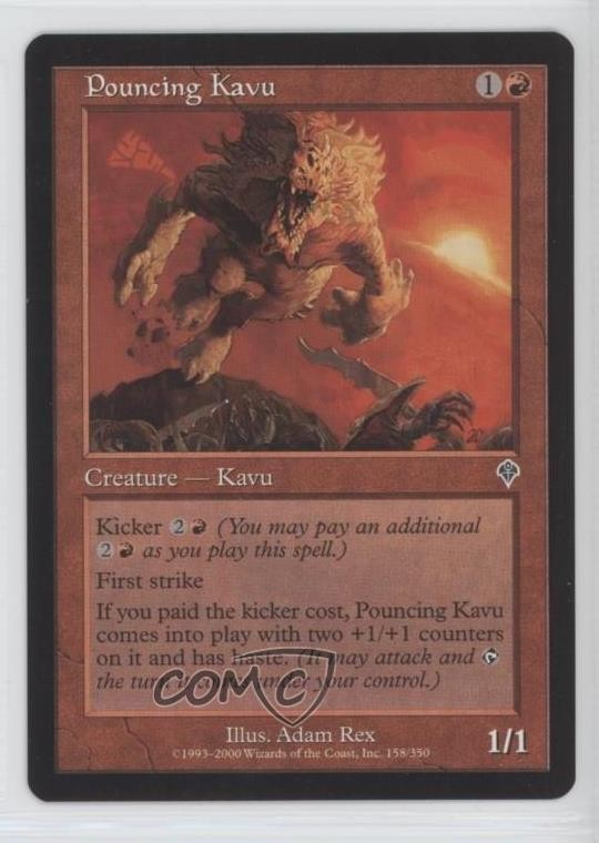 Pouncing Kavu Magic: Invasion #158 2000