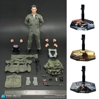 1/6 Scale Action Figure Display Stand Top Gun Maverick Iceman