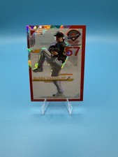 2025 Panini Prospect Edition Bubba Chandler Red Ice Prizm SP #25 RC