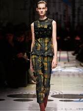 Prada F/W10 Runway Abstract Grid Sleeveless T...