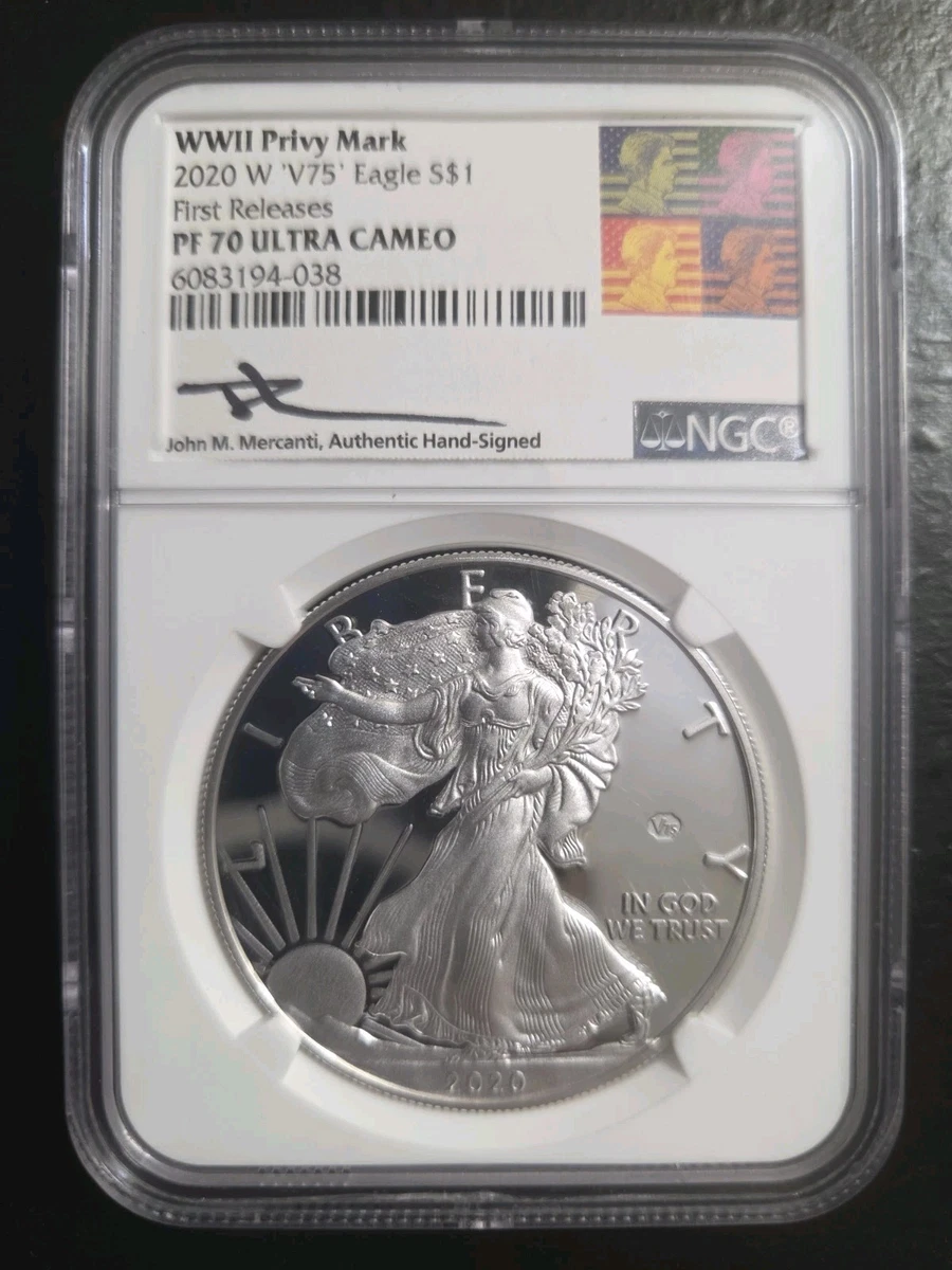 American Eagle PR 70 Graded 2020 Silver Bullion Coins for sale | eBay