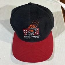 Vintage Nike Michael Jordan The Restaurant Snapback Cap - Black/Red NWT