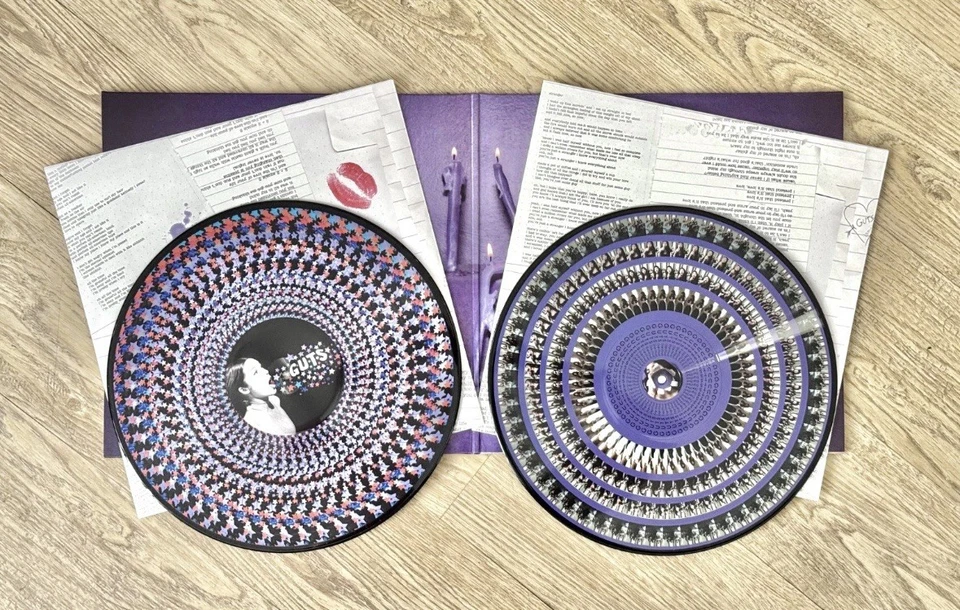 Olivia Rodrigo Guts Spilled Zoetrope Vinyl LP Blood Records Exclusive /10000 - Image 3 of 4