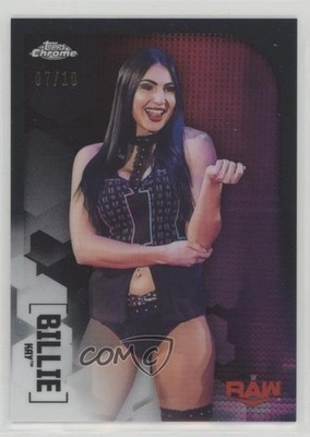 2020 Topps Chrome WWE Black Refractor 7/10 Billie Kay #12 7xy