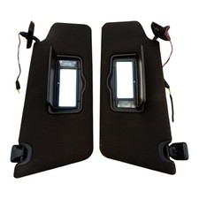 2009-2014 Ford F150 Sun Visor Pair Black Ebony Homelink Lighted Oem 09-14 2009-2014 Ford F150 Sun Visor Pair Black Ebony Homelink Lighted Oem 09-14