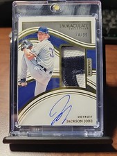 Jackson Jobe 23' Panini Immaculate Prospect Patch Auto #43 /99