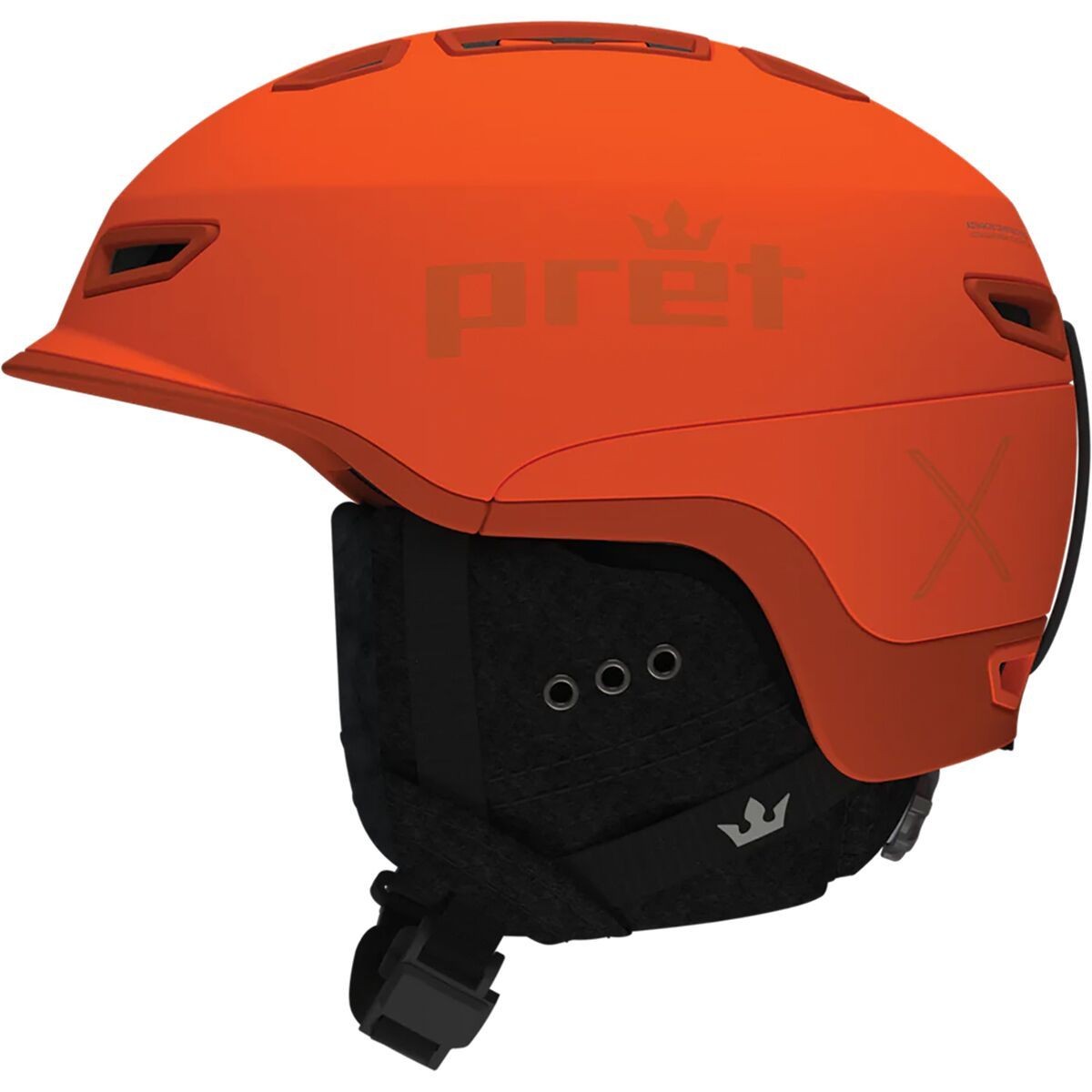 Шлем Pret Helmets Fury X Оранжевый, S