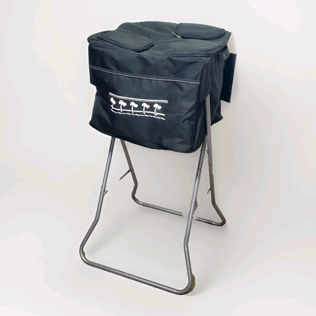 IN-N-OUT Burger Insulated PARTY CUBE Portable Outdoor Cooler w/ Detachable Stand