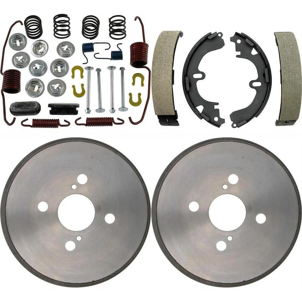 Kit de herrajes de tambores de freno y zapatas de freno trasero para Toyota Celica 1990 1991 Foto 2 de 4