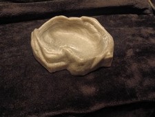 Reptile Water Dish Resin Rock Food Feeder Bowl